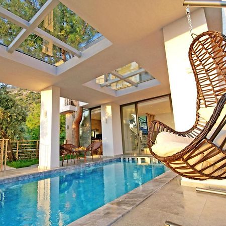 Villa With A Private Heated Pool, Jacuzzi, Overlooking Spectacular Views Of The Sea 卡斯 外观 照片