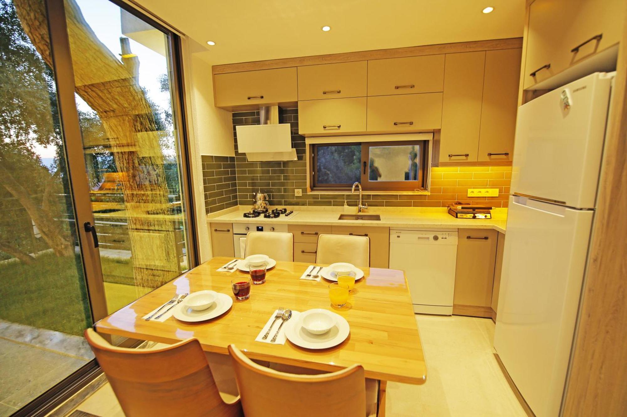 Villa With A Private Heated Pool, Jacuzzi, Overlooking Spectacular Views Of The Sea 卡斯 外观 照片