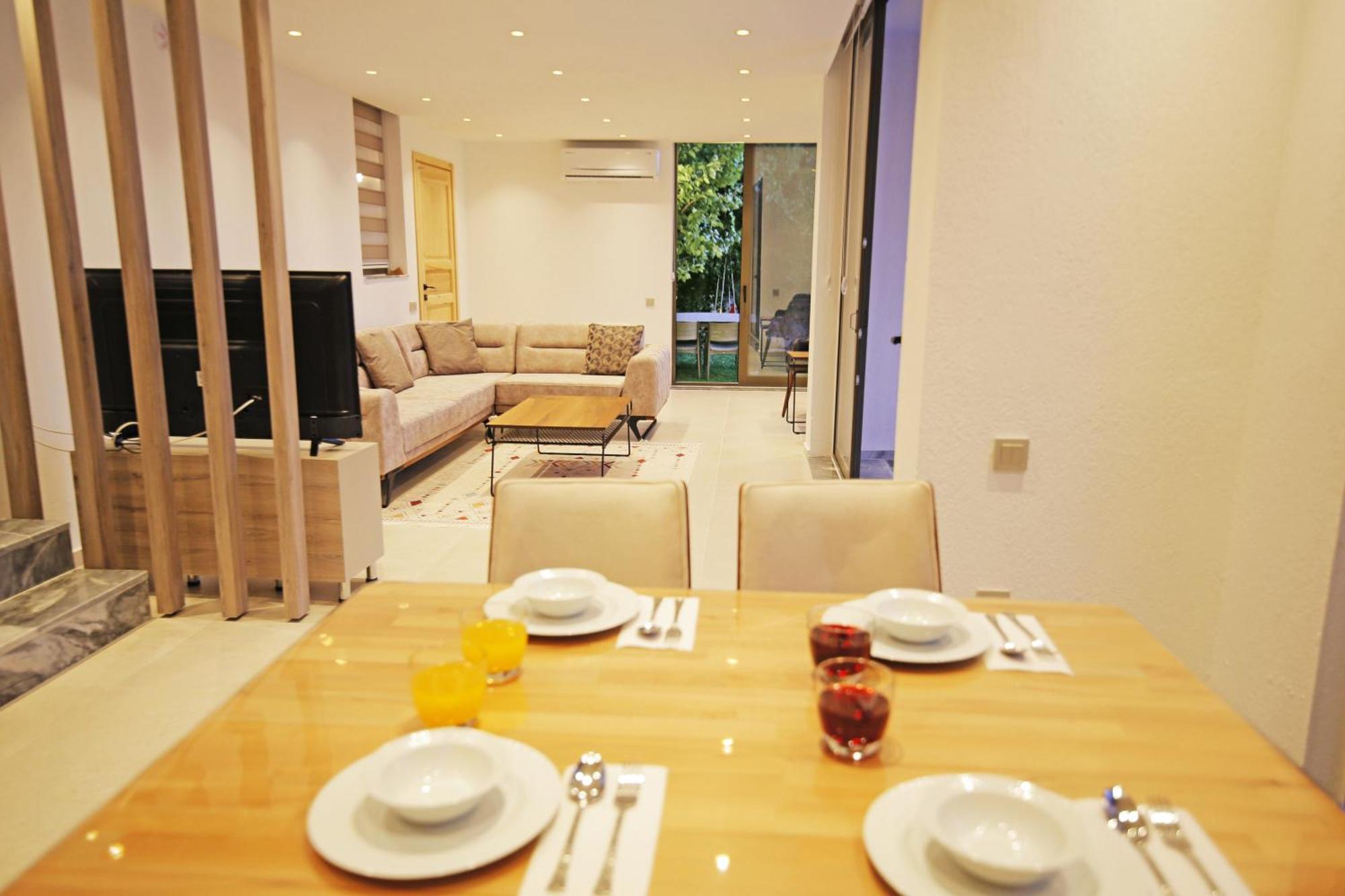Villa With A Private Heated Pool, Jacuzzi, Overlooking Spectacular Views Of The Sea 卡斯 外观 照片