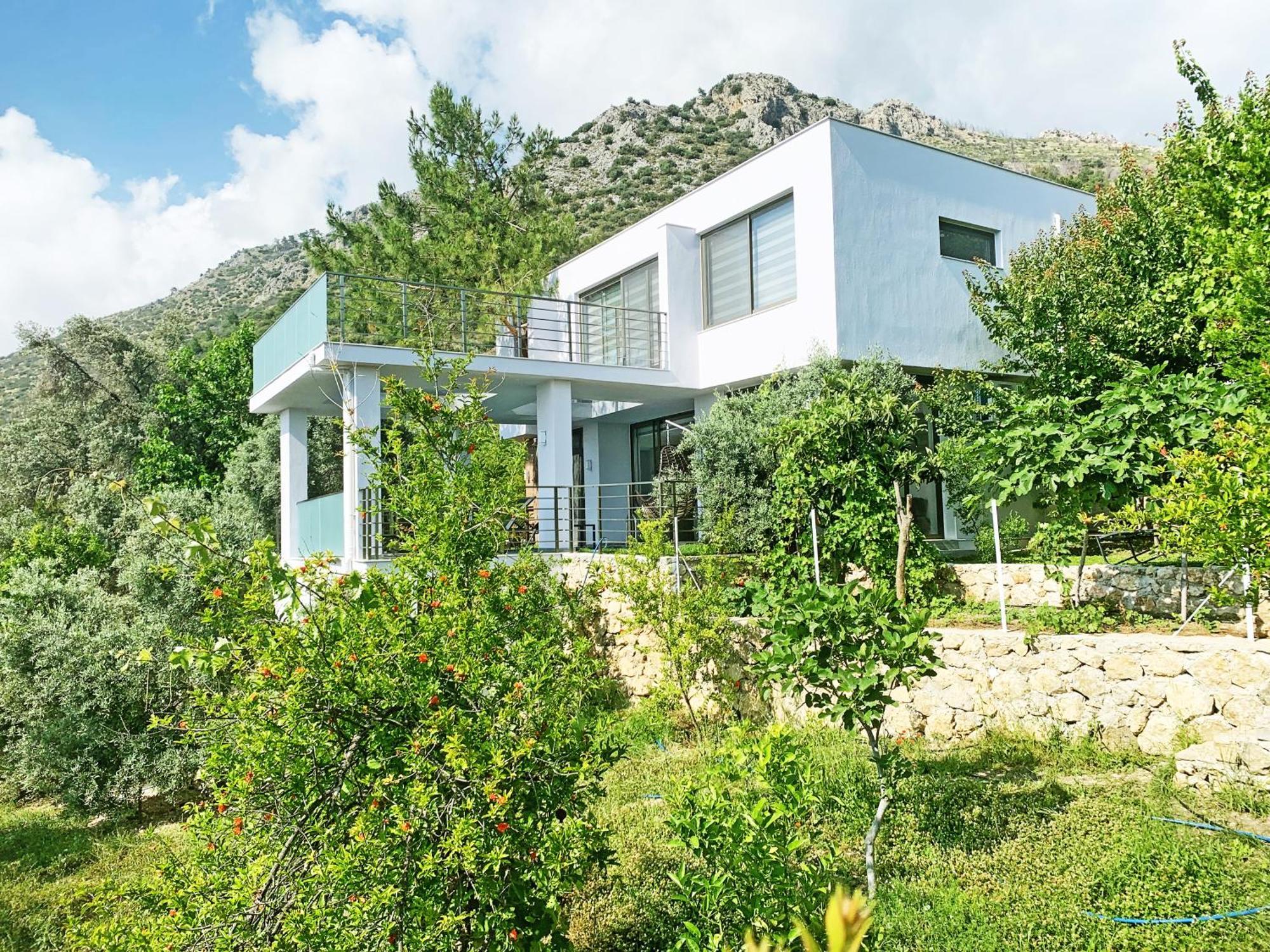 Villa With A Private Heated Pool, Jacuzzi, Overlooking Spectacular Views Of The Sea 卡斯 外观 照片